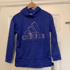Adidas royal blue hoodie.